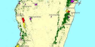 Mapa ng Madagascar pambansang parke
